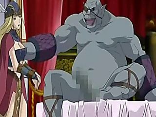Hentai slave suging monster manhood og ansikts sædsprut