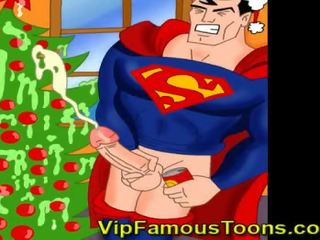Famous cartoon heroes Christmas sex video