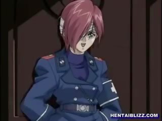 Cute Hentai Brutally Fucked By Soldier