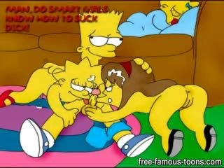 Simpsons family adult clip