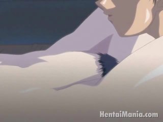 Luhur anime dewi mendapat succulent kecantikan jari melalui seluar dalam