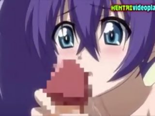 Blue-haired lits sisse hentai mov