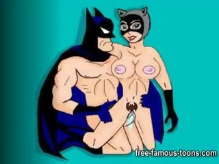Batman με catwoman και batgirl όργια