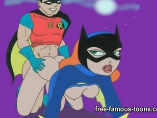 Batman με catwoman και batgirl όργια