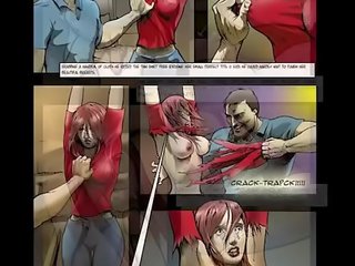 Karikatur seks film - babes mendapatkan alat kemaluan wanita kacau dan menjerit dari tusukan