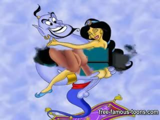 Aladdin et jasmin cochon film parodie