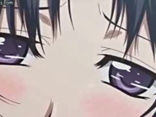 Delicious anime stunner pagsakay a katawan ng poste