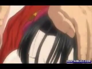 Bondage Japanese hentai adolescent brutally fucked