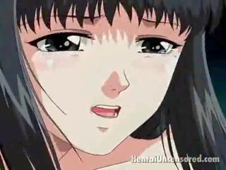 Dlouho vlasy černý vlasy anime porno attractive dávat hlava práce a mající dostal položený psí poloha