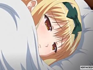 Blonde Hentai young female Gets Brutally Double Penetrated