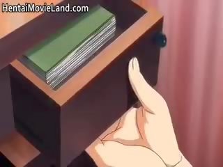 Utrolig fin pupper stor forheksende anime babe part3