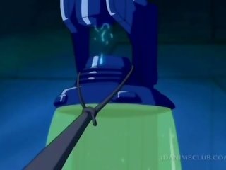 Naken anime diva ridning putz slurps henne fitte juice