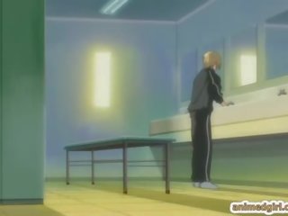 Bájos hentai hölgy szar kétnemű anime -ban a osztály