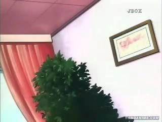 Hentai anime tutor nakatali sa pamamagitan ng pilyo lads