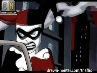 Superhero x गाली दिया चलचित्र - batman बनाम harley क्विन