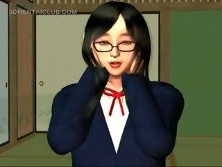 Anime školní učitel odření ji kretén na the patro