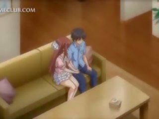 Pleasant 3d anime kochanek cycek pieprzenie duży wał w zbliżenie