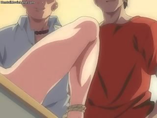 Desirable og hovne opp rødhårete anime babe suger part5