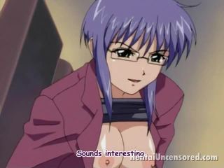 Sensuous Anime x rated video Miss In Stockings Having Muff Pumped And Moth Cumshoted