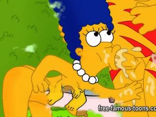 Simpsons vs Futurama hentai parody