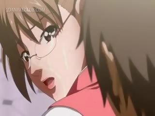 Slutty Anime enchantress Seducing Teen Stud For Threesome
