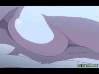 Adorable hentai Ms with bigboobs gets licked her wet