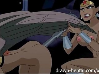 Justice league hentai - dy chicks për batman kar