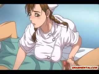 Busty Hentai Nurse Sucking Patient shaft And hot Poking In Th
