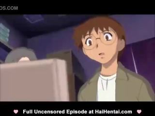 Mladý anime orgasmu hentai honění karikatura